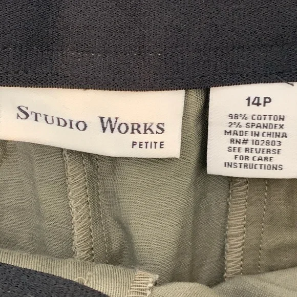 NEW Studio Works Mens Classic Fit Pants Size 14P - Picture 4 of 8